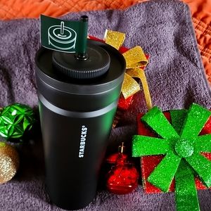 Black Stainless Steel starbucks Xmas cup